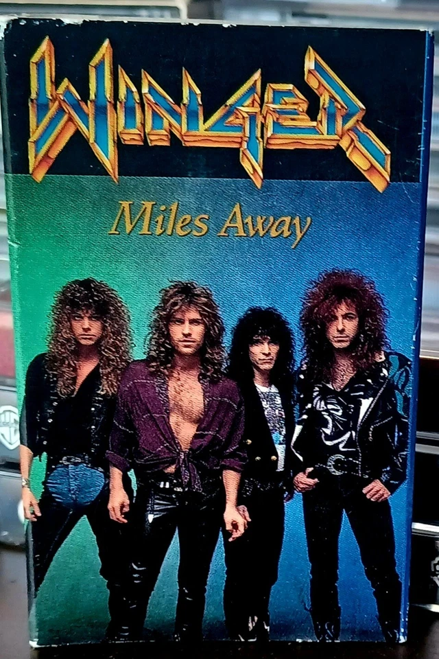 Winger Miles Away Cassette Single Vintage Hair Band Metal Music Foto 1 de 1