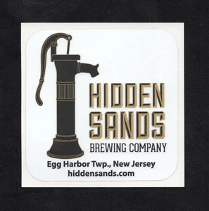 Hidden Sands Brewing Company New Jersey 3 1/2" X 3 1/2" Sticker / Decal, New - Picture 1 of 1