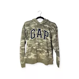 Gap Kids Camoflauge Youth XXL Size 14-16 Boys Hoodie Pullover Pocket - Picture 1 of 7
