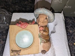 Beatrix Potter Benjamin Bunny Circular Picture Frame VINTAGE CHARPENT NIB - Picture 1 of 6