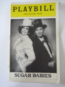 1981 firmado Sugar Babies PLAYBILL Joey Bishop Anne Miller Glen Roven Paul Davis - Imagen 1 de 4