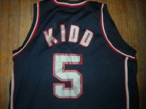 MAGLIA VINTAGE JASON KIDD 5 NUOVA RETE MAGLIA BASKET NIKE XL SHIRT - Foto 1 di 6
