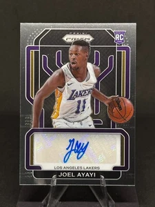 Joel Ayayi 2021-22 Panini Prizm Rookie Signatures #RS-JOE Los Angeles Lakers - Imagen 1 de 2