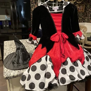 Pretty Witch Deluxe Dress & Hat • Child Size L (10) Costume/Halloween Dress-up - Picture 1 of 8
