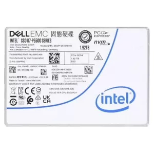 Intel D7 P5500 Series 1.92TB SSD DELL U.2 2.5" PCIe Gen4 NVME SSDPF2KX019T9E - Picture 1 of 1