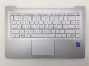 HP 14-CB 14-DS Laptop 14"Palmrest w/touchpad Speaker and Power Button L59908-001 - Picture 1 of 4