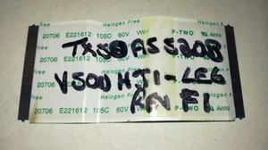 1x Panasonic TX-50AS520B T-Con to Screen Ribbon Cable V500HJ1-LE6 Rev.F1 - Picture 1 of 2