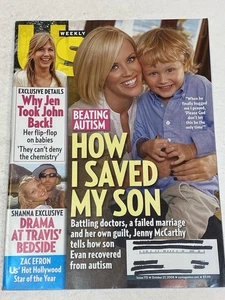 US Weekly Magazine Oct 27 2008 Jenny McCarthy Shanna Moakler Travis Barker Efron - Picture 1 of 1