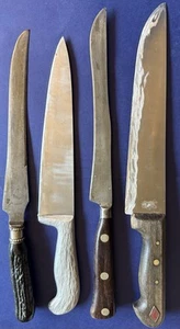 4 ANTIKES/VINTAGE BESTECK KÜCHENMESSER KONVOLUT - Bild 1 von 10
