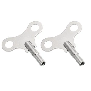 Llave de reloj para bobinado 3 piezas 3,8 mm x 52 mm, plateada - Imagen 1 de 6