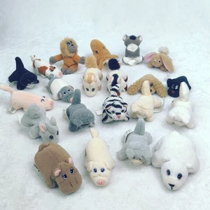 21 POUND PUPPIES Mini Plush Cat Dog Hippo Monkey Horse Octopus GALOOB - Picture 1 of 8