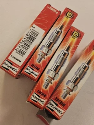 4XNEW GLOG PLUGS CHAMPION FOR VW 1.2TDI 1.4TDI 1.9D N10579202 N10579201 CH181 - Image 1 of 4