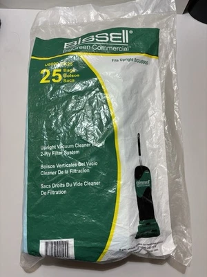 BISSELL Big Green Commercial U8000DW PK of 25 Advance Filtration Filter Bags New - Image 1 of 4
