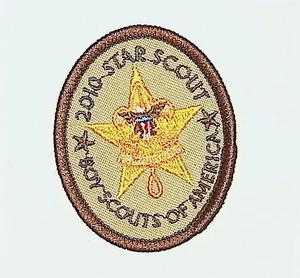 BSA Centennial 2010 Star Scout Rank Patch Mint Condition - Picture 1 of 2