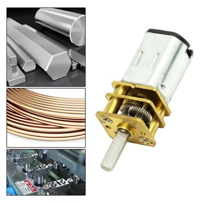Mini Geared Motor Speed Reduction Gearbox for Craft and Hobby Projects - Image 1 of 4