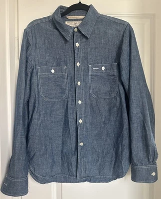 RGT Rogue Territory Selvedge Chambray Denim Shirt Size Medium - Image 1 of 4