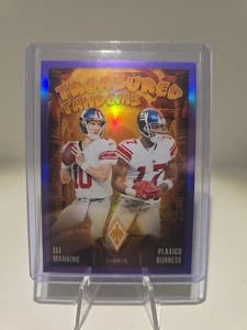 2024 Phoenix - Treasured Tandems Purple Eli Manning, Plaxico Burress #TT-NYG - Picture 1 of 2