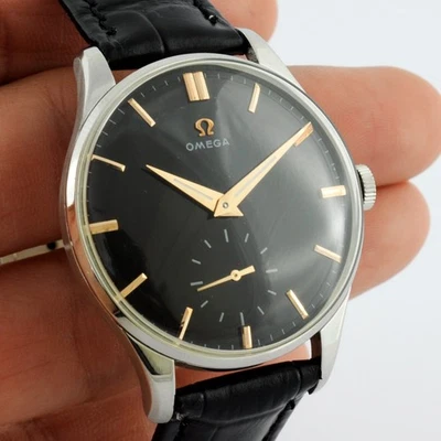 NO TARIFFS - AUTHENTIC OMEGA REF 2890 MANUAL WIND SWISS GENTS WATCH FROM 1958' - Image 1 of 4