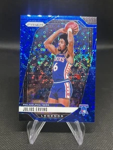 2024-25 Panini Prizm #292 Julius Erving /150 Blue Fast Break Disco HoF 76ers - Picture 1 of 2
