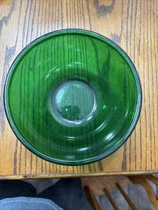 Vintage Waldgrün Glas MCM Anchor Hocking 8,25" Rührschüssel - Bild 1 von 2