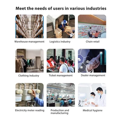 11 Barcode-Scanner 2D Handheld Mobiler Computer 5.0-Zoll-Touchscreme 4G WiFi 3GB - Bild 1 von 4