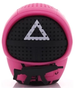 Bitty Boomers Netflix Squid Game Pink Masked Soldier Mini Bluetooth Speaker - Picture 1 of 19