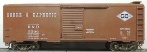 ATHEARN CUSTOM GORRE & DAPHETID 40' BOXCAR RTR KD's CAR # 5506 - Picture 1 of 2