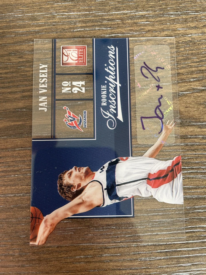 2012-13 Panini Elite #47 Jan Vesely Rookie Inscriptions - Image 1 of 2