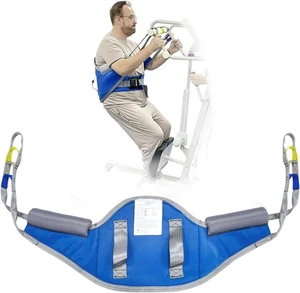 EZ Assistive Sit to Stand Assist Patient Transfer Lift Sling with Pad - Size M - Bild 1 von 18