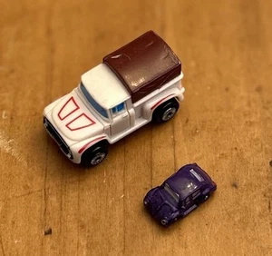 1989 Micro Machines Insiders Ford ‘56 Pickup w/ Hidden VW Purple Beetle - Picture 1 of 5