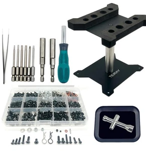 RC Car Repair Work Stand Repair Tool Set 360 Degree Rotation and 600 PCS RC S... - Picture 1 of 7