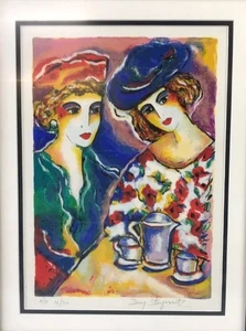 Vintage Zamy Steynovitz Art Print "A.P. 14/30" Framed/Signed Limited Edition - Picture 1 of 7