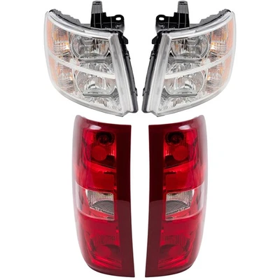 Headlights & Tail Lights Fits 2007-2013 Silverado 1500 2500 3500 Foto 1 de 4