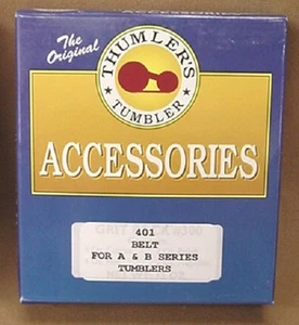 TWO Thumlers Rock Tumbler Original Heavy Duty replacement BELTS 401 A-R1 A-R2 B - Picture 1 of 1