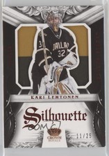 2012 Rookie Anthology Crown Royale Silhouette Materials Prime /25 Kari Lehtonen