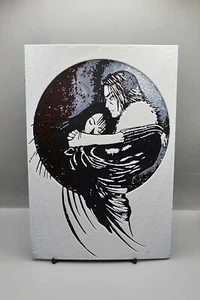 Squall and Rinoa Final Fantasy 8 Poster - Homemade Ff8 Wall Art - 3d FFViii Art - Picture 1 of 6
