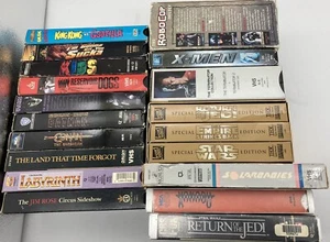 Mixed Lot of VHS Tapes Vintage Pop Culture - Picture 1 of 7