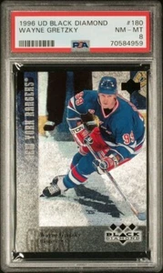 1996-97 Upper Deck Black Diamond Promo  #180 Wayne Gretzky HOF PSA 8 4592 READ* - Picture 1 of 2