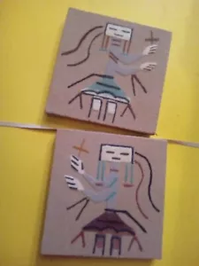 Sandkunst 2 Stück 3 x 3 Künstler Eyazz - Bild 1 von 2