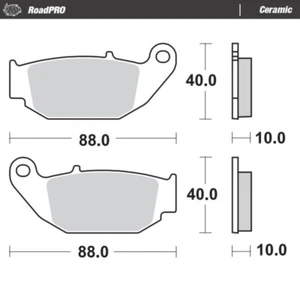 MotoMaster Rear Brake Pads for Honda CRF300 RALLY 2021-2024 RoadPRO Ceramic  - Picture 1 of 1