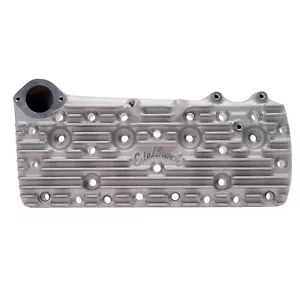 Edelbrock 1115 Pair of V8 Flathead Ford Cylinder Head With Edelbrock Script Logo - Picture 1 of 4