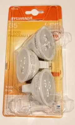 Sylvania led flood Fasliscealge 35 watt 3 pack MR16 White - Image 1 of 4