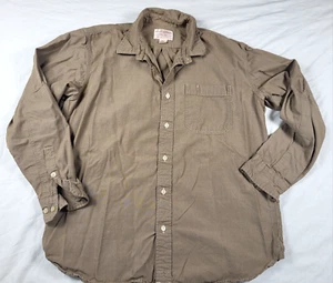 Filson Garment Co Shirt Men's Large Brown Classic Western Workwear Streetwear - Picture 1 of 6