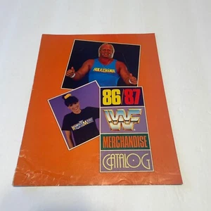 WWF 1986 1987 86/87 Vintage Merchandise Catalog Figures Complete & Original - Picture 1 of 11