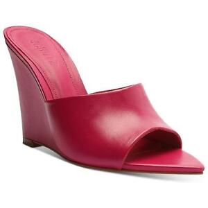 Schutz Womens S-Lucimara Pink Wedge Sandals Shoes 7.5 Medium (B,M) BHFO 2468