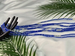 Crystal Elastic African waist beads - Waist belly chain - Picture 1 of 4