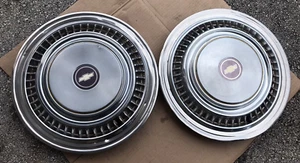 2 hubcaps 15"  1975-1991 Chevrolet C10 Blazer Suburban van - Picture 1 of 8