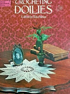 Dover HÄKELDECKCHEN 48pg Heft 38 Designs 1976 Rita Weiss, Herausgeber - Bild 1 von 13