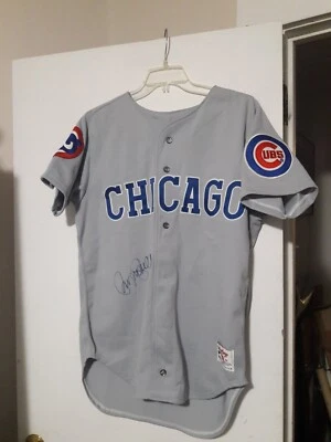 RYNE SANDBERG Signed Chicago Cubs 1990's era Authentic Rawlings Away Jersey JSA  - Image 1 of 4
