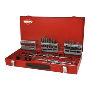 Ruko Thread Cutting Set 3 and 4 in Steel Case 37 Piece - Picture 1 of 1